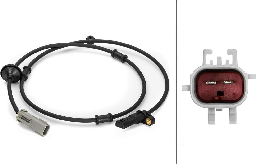 HELLA 6PT 014 494-571 Sensor, Abgastemperatur - 2-polig - geschraubt - Kabel: 330mm