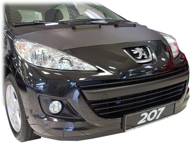 AB-00156 AUTO-BRA kompatibel mit Peugeot 207 Bj. 2006-2015 Haubenbra Steinschlagschutz Tuning Bonnet