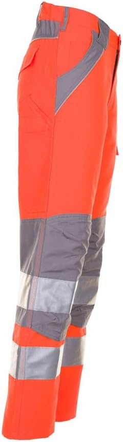 Planam Grösse 110 Unisex Plaline Warnschutz Bundhose orange Zink Modell 5610 110 Orange/Zink, 110 Or
