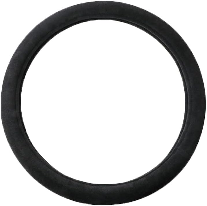 Riloer Lenkradbezug, 1 x 15 Zoll Universal-Lenkradbezug aus weichem Leder, schwarz