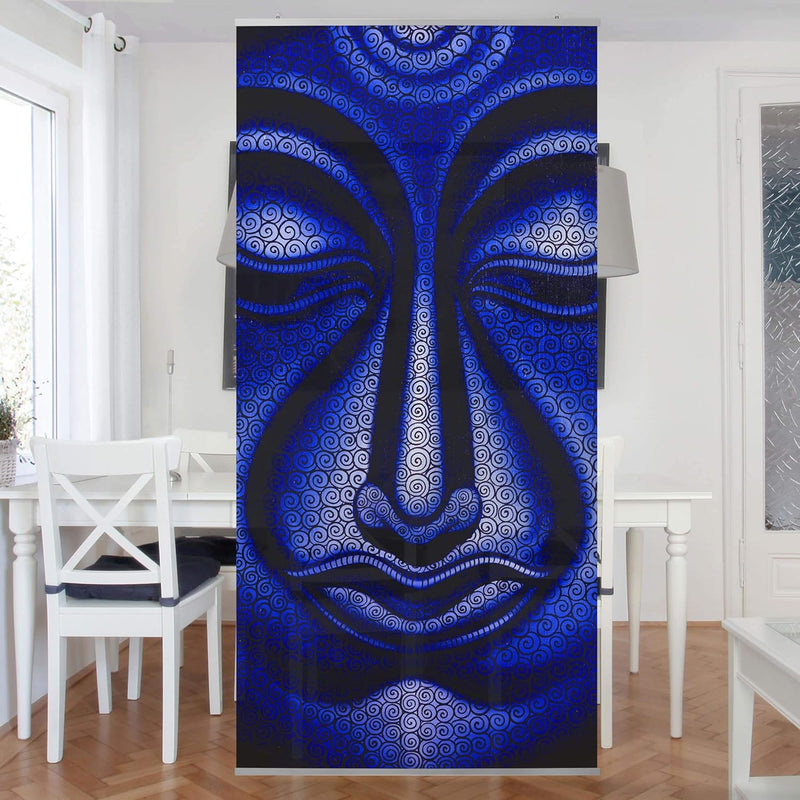 Bilderwelten Raumteiler Buddha in Nepal 250x120cm inkl. transparenter Halterung 250x120cm incl. tran