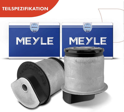 2x Original MEYLE 6147100000 Lagerung Achskörper Hinterachse Kompatibel mit Astra H A04 1.2L 1.3L 20