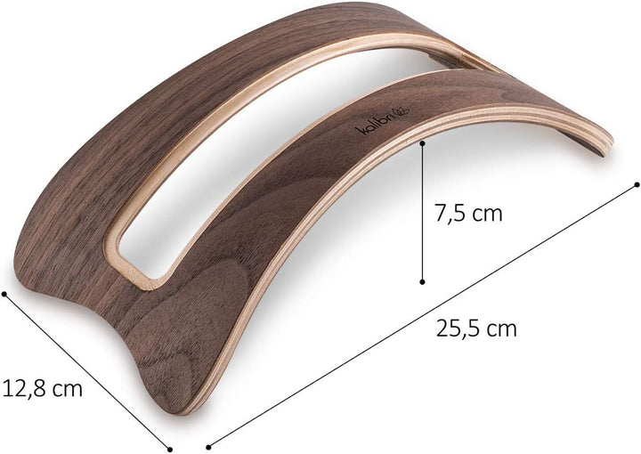 kalibri Laptop Ständer Notebook Stand - Halterung aus Holz - 1x Silikoneinsatz für MacBook/Air Retin