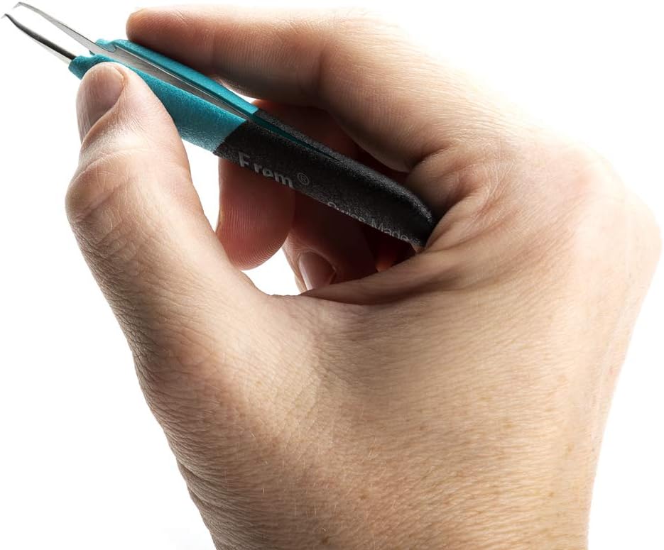 Weller Erem E5CSA Precision tweezers, curved 30°, relieved Fine pointed tips With ergonomic handles