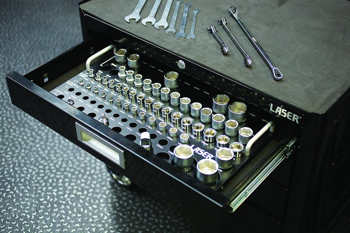 Laser 6963 Sockel Schublade Organizer, sortiert