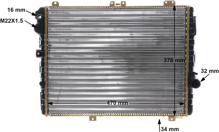 MAHLE CR 253 000S Kühlmittelkühler BEHR