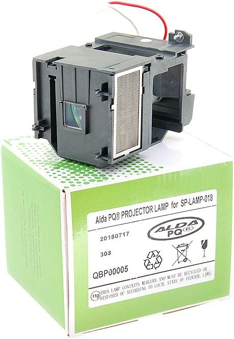 Alda PQ-Premium, Beamerlampe/Ersatzlampe kompatibel mit SP-LAMP-018, 21 289, 456-7300 für Ask C110,
