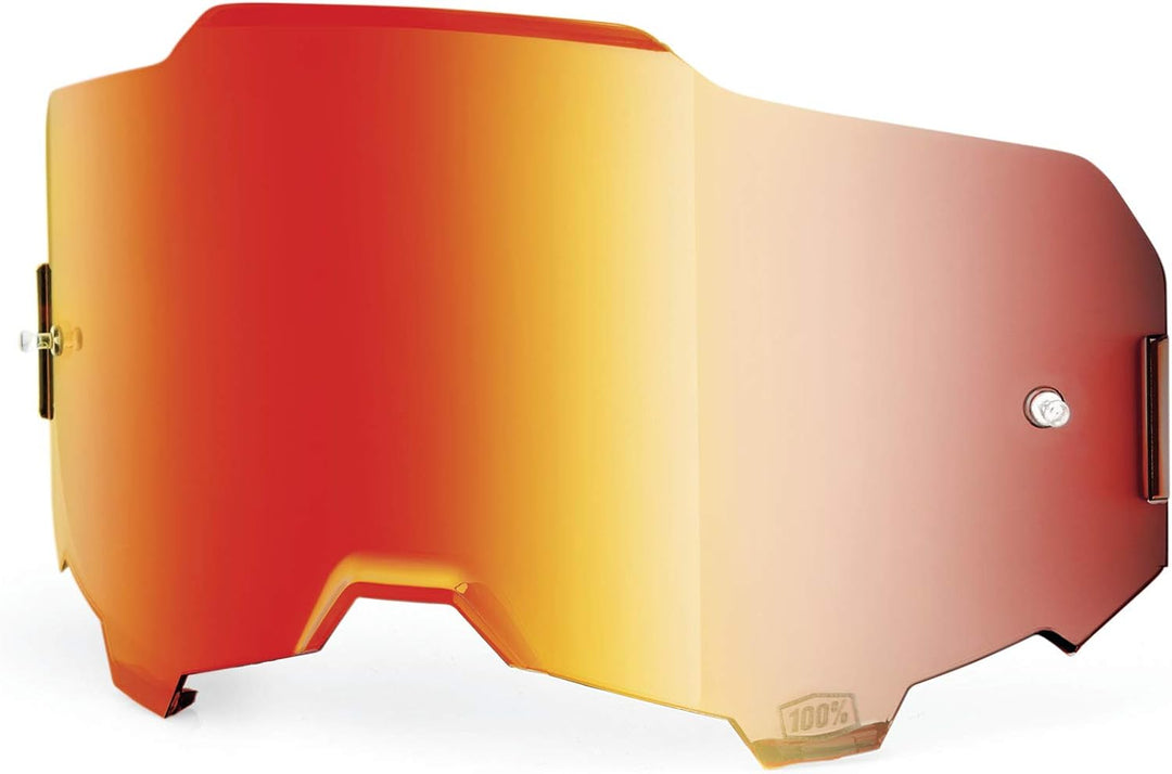 100% ARMEGA Ersatzglas Roter Spiegel, Rot, Rot