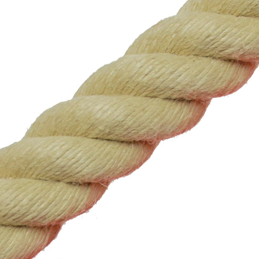 Handlaufseil/Absperrseile - Nature Touch, 30mm Durchmesser – Naturfarben - 4 Meter, 4 Meter