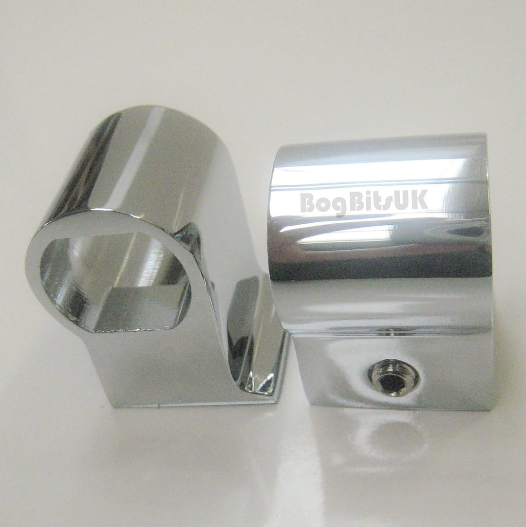 Roca Senso und Giralda WC-Sitz Scharnier-Set aus Chrom mit sanftem Deckel und mit Endkappe-Befestigu