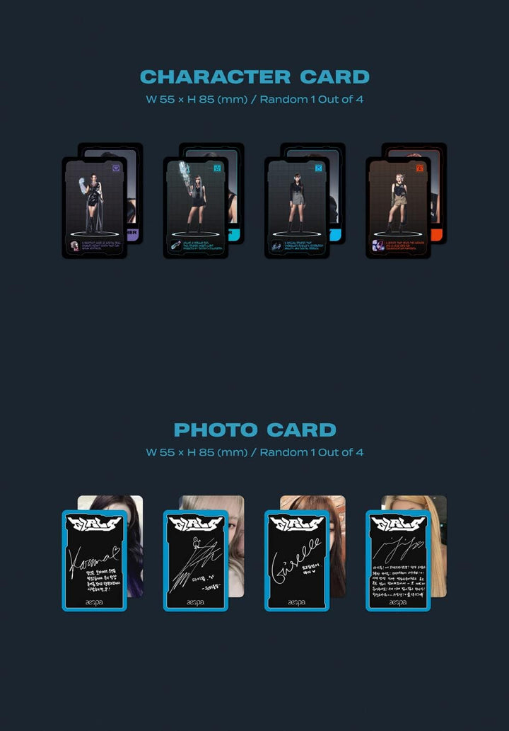 aespa - Girls [KWANGYA ver.] 2nd Mini Album+Folded Poster