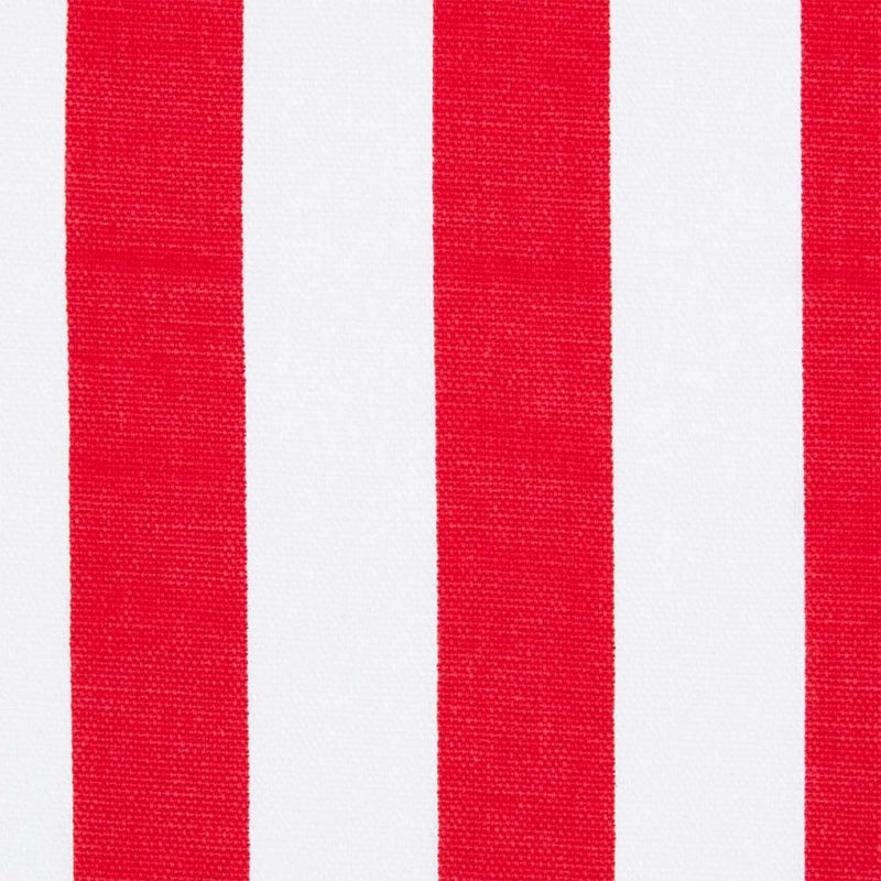 Homescapes dekorativer Vorhang Ösenvorhang Dekoschal Thick Stripes im 2er Set, rot weiss, 137 x 182