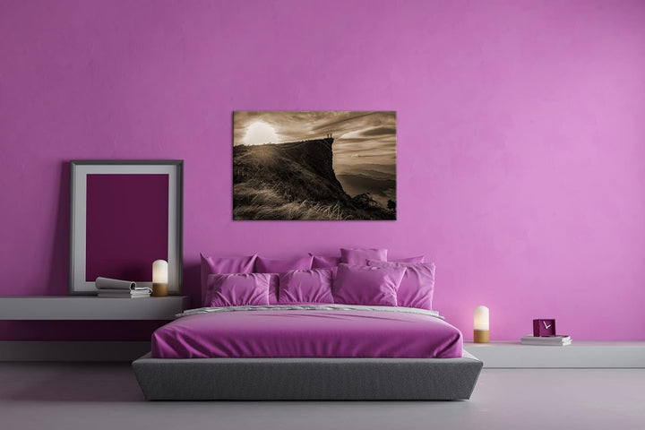deyoli abenteuerliche Wanderung in der Landschaft Thailands Format: 80x60 als Leinwand, Effekt: Sepi