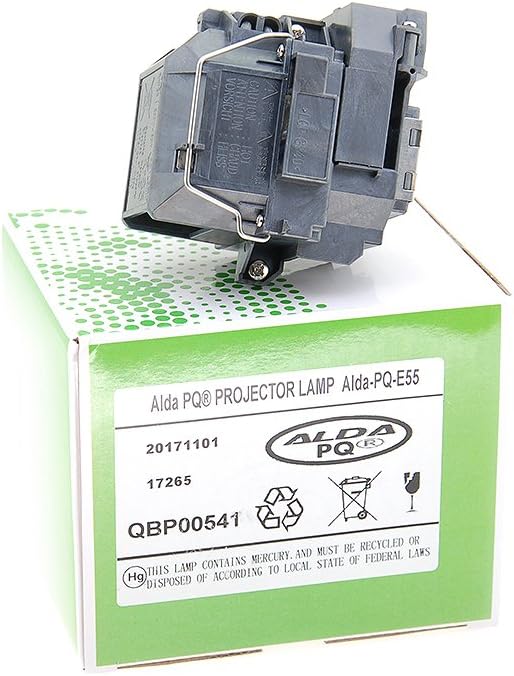 Alda PQ-Premium, Beamerlampe/Ersatzlampe für EPSON EB-W8D Projektoren, Lampe mit Gehäuse