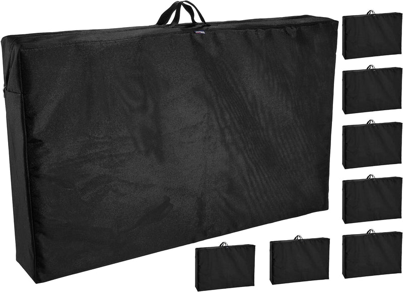 BRUBAKER 8er Pack Premium Schutztasche/Aufbewahrungstasche für Gartenstühle - Robustes Oxford 600D G