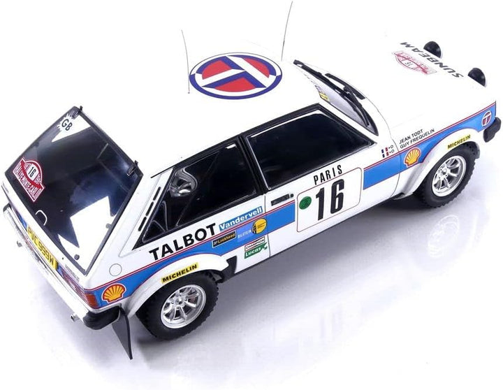 Ixo 18RMC095A Miniaturauto aus der Kollektion, Weiss/Blau