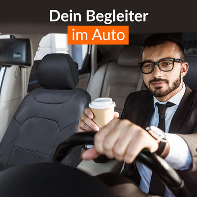 Upgrade4cars Auto-Sitzbezüge Vordersitze | Kunst-Leder Schonbezüge Set Universal Schwarz | Auto-Zube