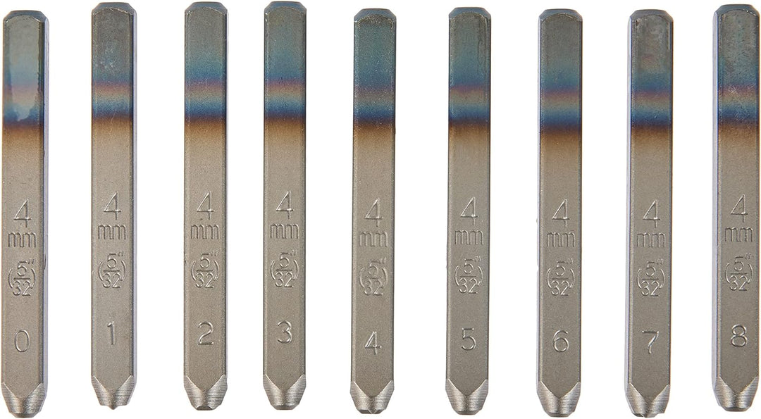 FACOM Saetze mit9 Schlagziffern im Kunststoffkastenzeichenhöhe 4 mm, 1 Stück, 293A.4