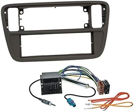 1 Din Radio Einbauset Blende Radioanschlusskabel Antennenadapter für Seat MII (AAN) ab 2012