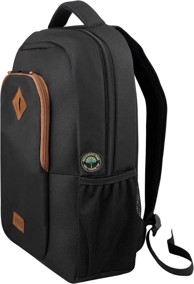 Urban Factory Laptop-Rucksack, 15,6 Zoll, Schwarz