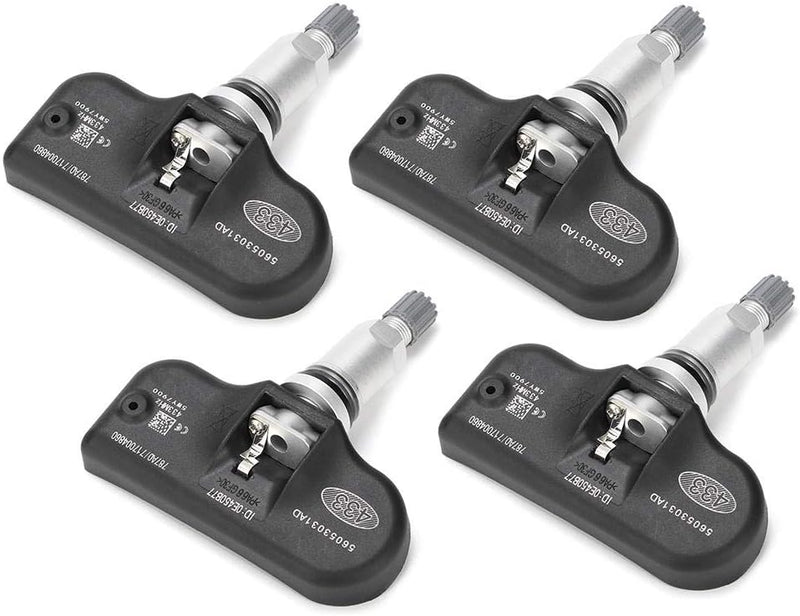 Auto Reifendrucksensor TPMS Reifendruckkontrollsystem Sensor Ersatz 4 Stück Reifendrucküberwachungss