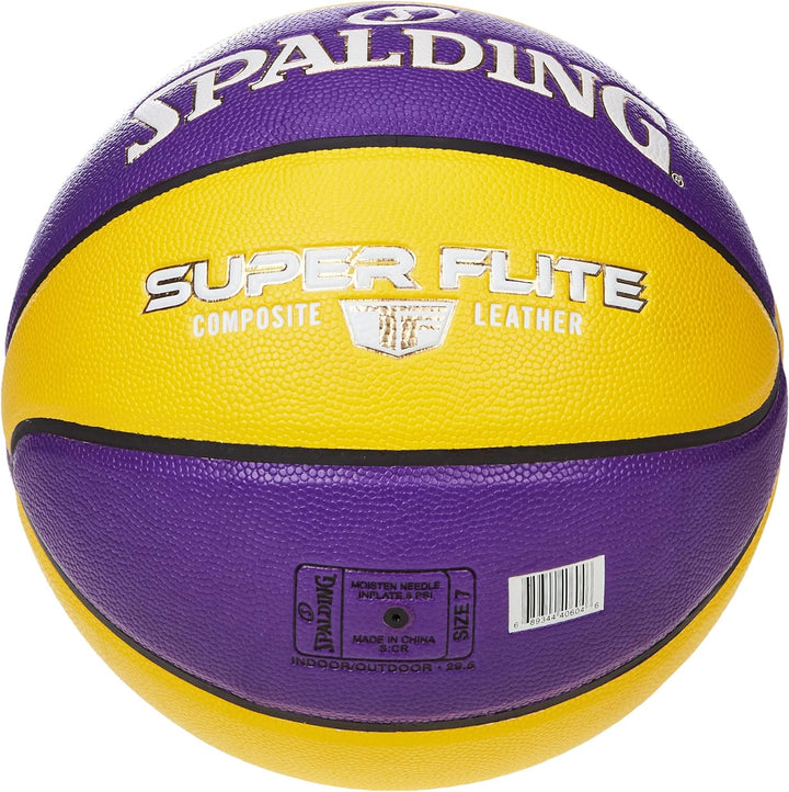Spalding Super Flite Ball 76930Z, Unisex basketballs, Yellow, 7 EU