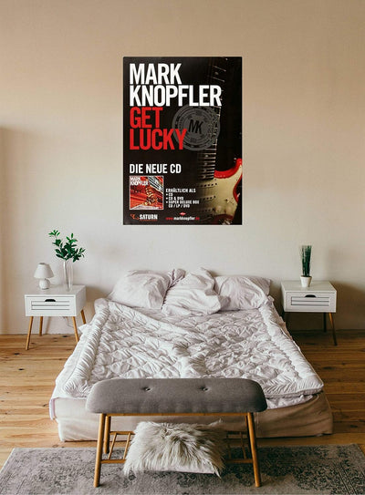 Mark Knopfler - Get Lucky CD, 2009 » Konzertplakat/Premium Poster | Live Konzert Veranstaltung | DIN