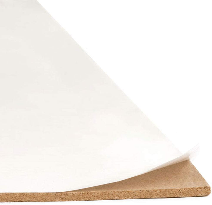 Cleverbrand Korkplatte selbstklebend, hitzebeständig, 25 Stück, 15 x 15 cm, 6 mm stark, quadratisch,