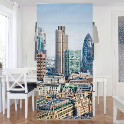 Bilderwelten Raumteiler City of London 250x120cm inkl. transparenter Halterung 250x120cm incl. trans