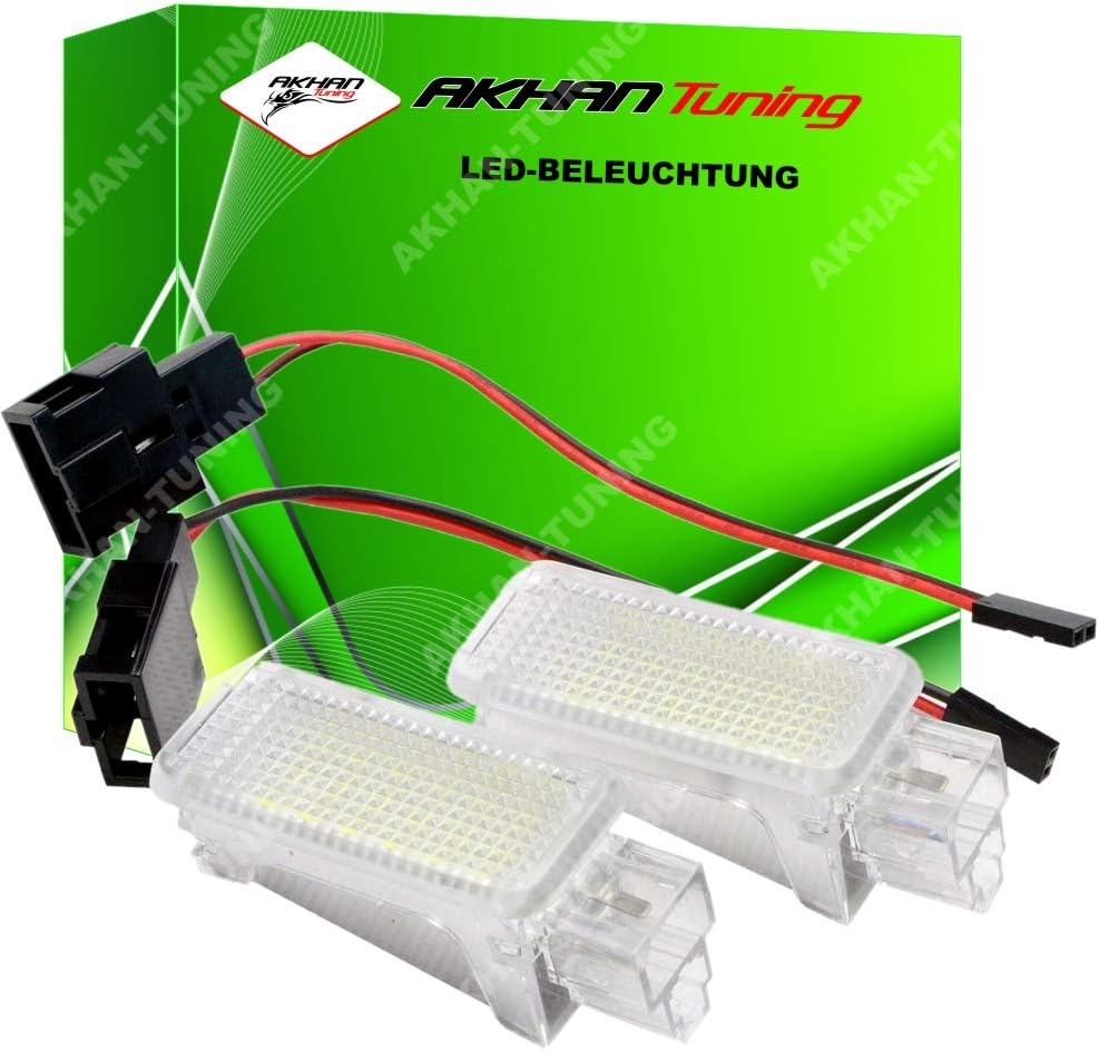 akhan KB43 - Fehlerfrei Fussraumbeleuchtung, Kofferraumbeleuchtung, Einstiegsbeleuchtung Xenon Weiss