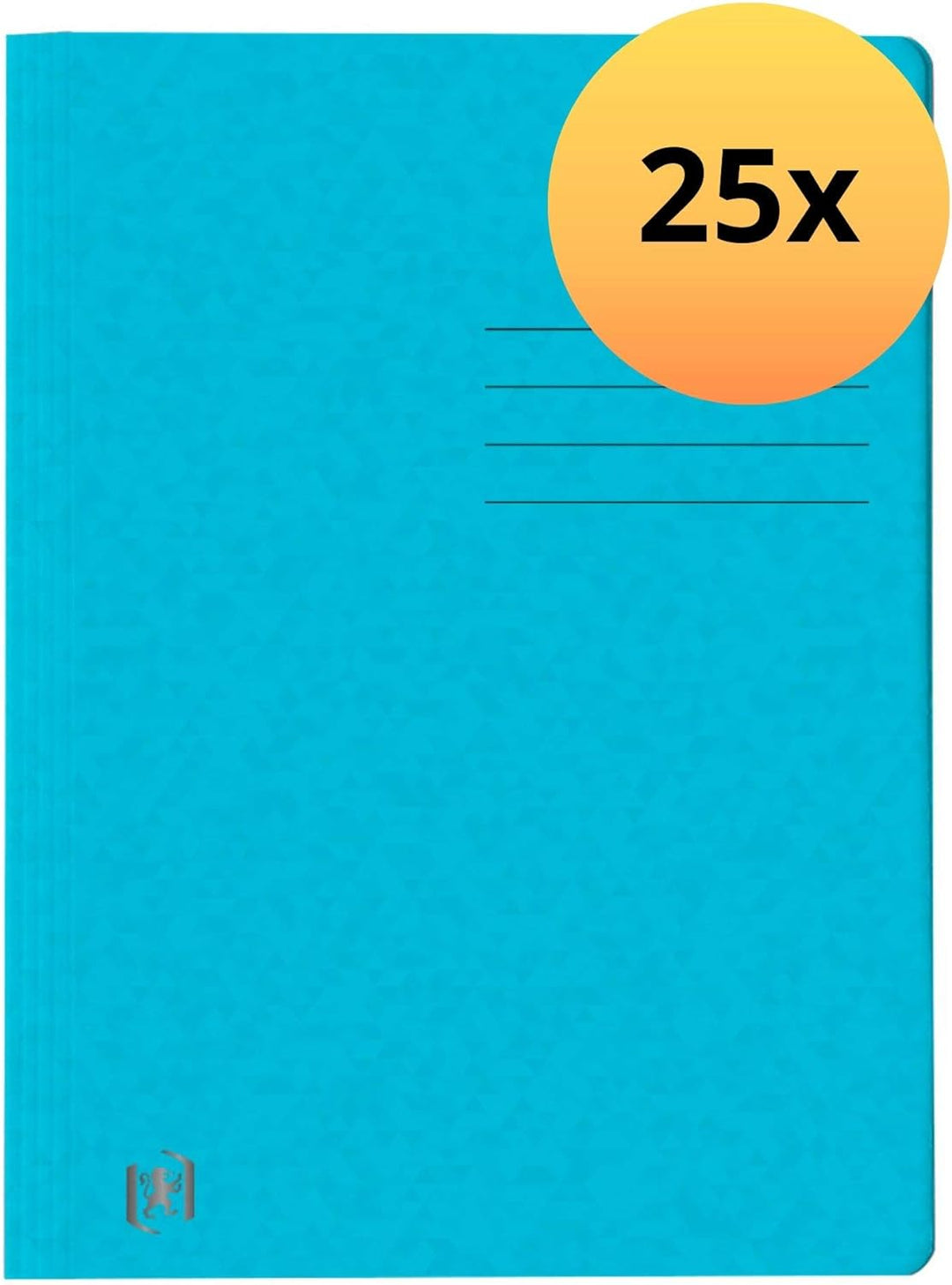 Oxford Schnellhefter A4, aus Karton, hellblau, 25 Stück hellblau Single, hellblau Single