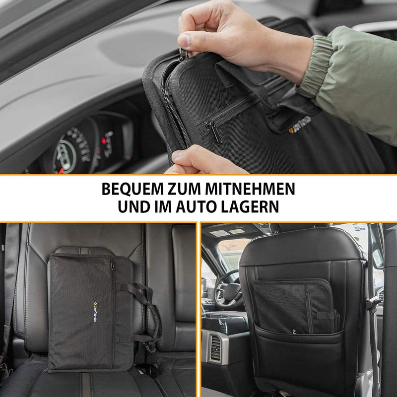 Auto Tisch, Auto Schreibtisch mit Getränkhalter, Multifuktionale Laptophalter Auto zum Essen, Arbeit