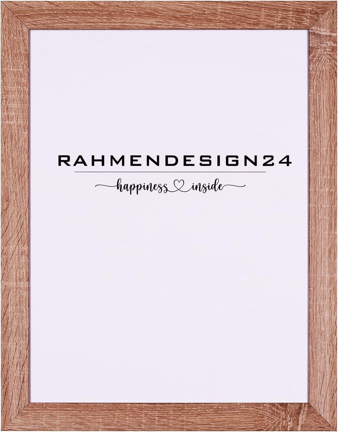 Rahmendesign24 Bilderrahmen Rio 70x90 Sonoma Eiche Fotorahmen, Wechselrahmen, Posterrahmen, Puzzlera