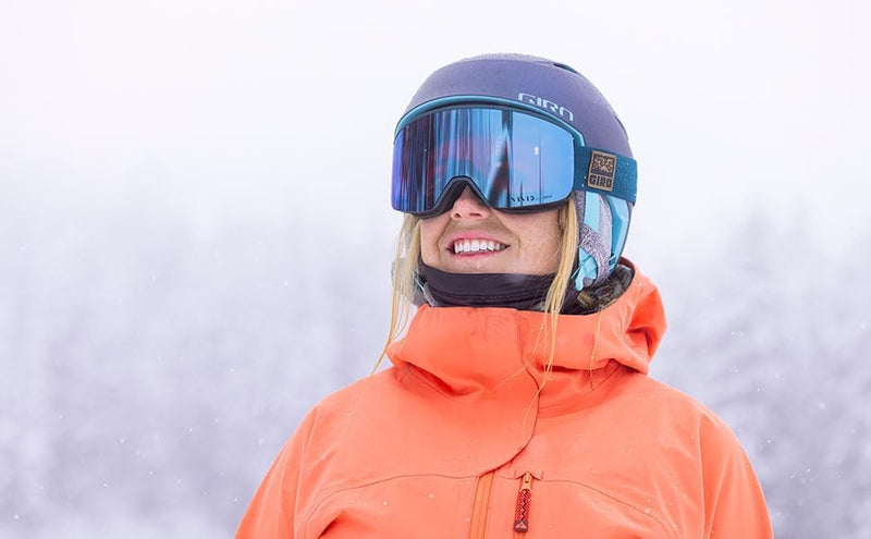 Giro Envi Spherical MIPS Skihelm - Snowboardhelm für Damen Matte Ano Harbor Blue 23 M, Matte Ano Har