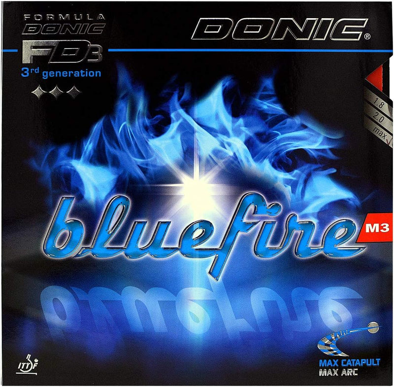 DONIC Bluefire M3 Tischtennis-Belag Rot max, Rot max