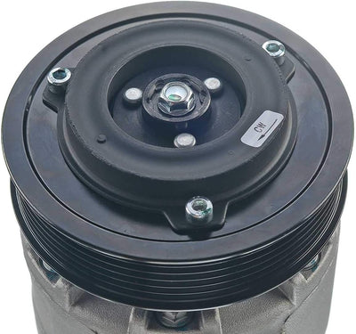 Frankberg Kompressor Klimaanlage Kompatibel mit Polo 6C1 6R1 1.4L 2009-2014 Polo 9N 1.2L-1.8L 2001-2