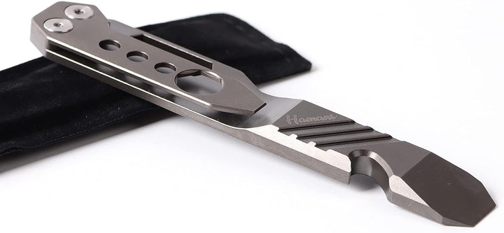 Hamans Titan EDC Hebeleisen Flaschenöffner Clip Schraubenschlüssel Multi-Tool mit Tragetasche