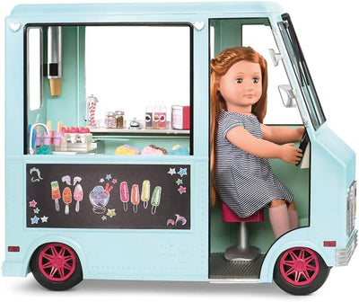 Our Generation 44487 OG (Ice Cream Truck Eiswagen, blau