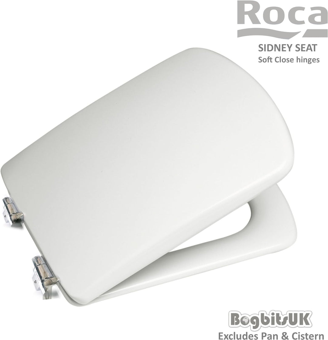 Roca Sidney A801382004 WC-Sitz, Weiss, Absenkautomatik, Sitz