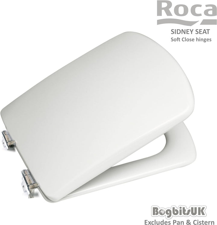 Roca Sidney A801382004 WC-Sitz, Weiss, Absenkautomatik, Sitz