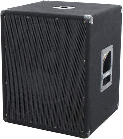 Omnitronic BX-1550 Subwoofer 800W | 15" Subwoofer mit 800 Watt Leistung | Druckvolle Bass-Unterstütz