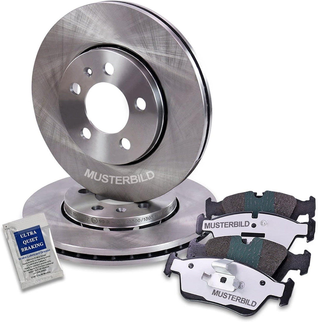 Bremsenset Hinterachse inkl. Bremsscheiben Ø 330 mm Belüftet + Bremsbeläge Hinten, Passend für AUDI