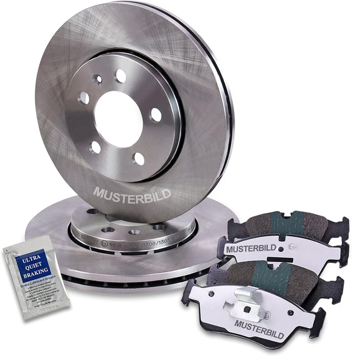 Bremsenset Hinterachse inkl. Bremsscheiben Ø 330 mm Belüftet + Bremsbeläge Hinten, Passend für AUDI