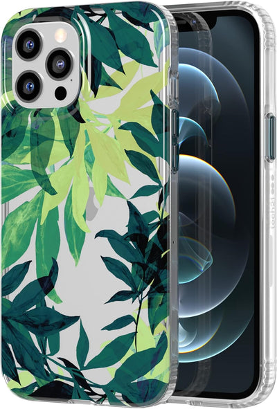 tech21 Evo Art Botanical Garden für iPhone 12 Pro Max - Schutzhülle mit 3 m Multi-Drop-Schutz und ex