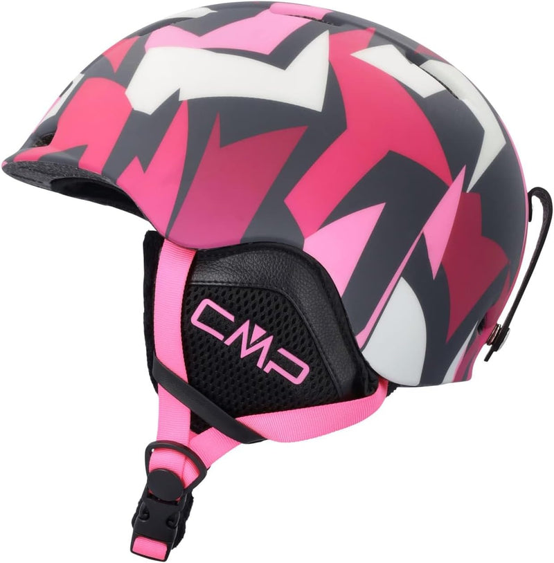 CMP Kinder Casco Da Sci E Snowboard Xj-4 Skihelm S Magenta-Pink Fluo, S Magenta-Pink Fluo