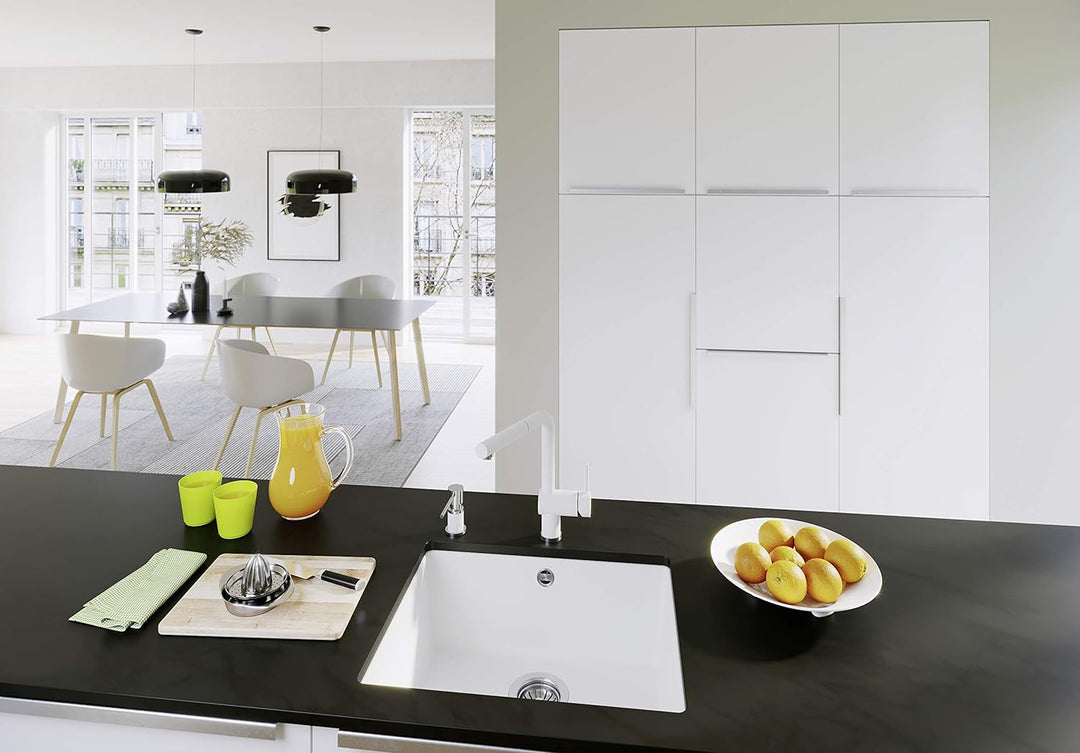 BLANCO ROTAN 500-U | SILGRANIT cafe | Einbauart: Unterbau | ohne Ablauffernbedienung | 60er Untersch