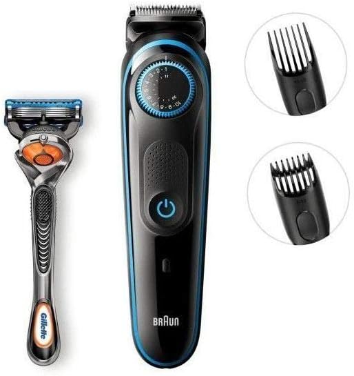 Braun BT5040 Bartschneider + 2 Kammaufsätze + Gillette Fusion5 ProGlide Rasierer