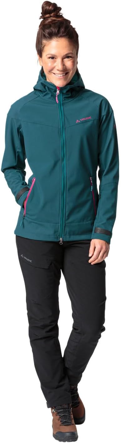 VAUDE Damen Women's All Year Elope Softshell Jacket Jacke 40 mallard green, 40 mallard green