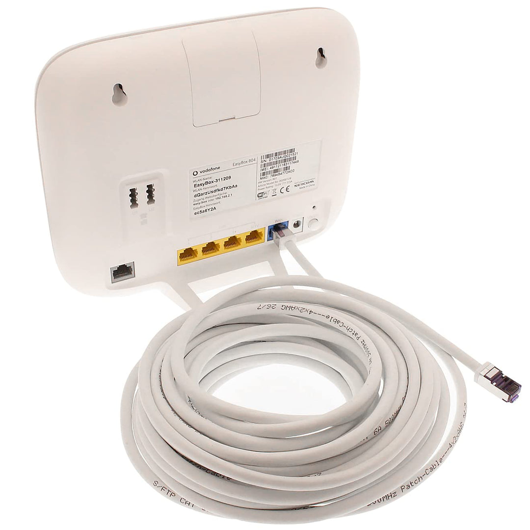 1aTTack.de - 30m - CAT6a Superflex- Ethernet Gigabit LAN Netwerkkabel RJ45 CAT6 A Patchkabel 10000 M