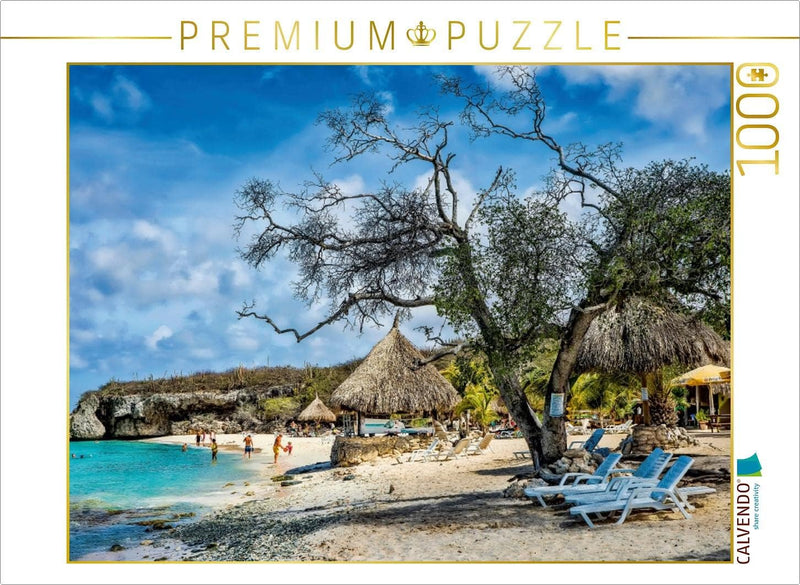 CALVENDO Puzzle Curaçao - Bunte Insel in der Karibik 1000 Teile Lege-Grösse 64 x 48 cm Foto-Puzzle B